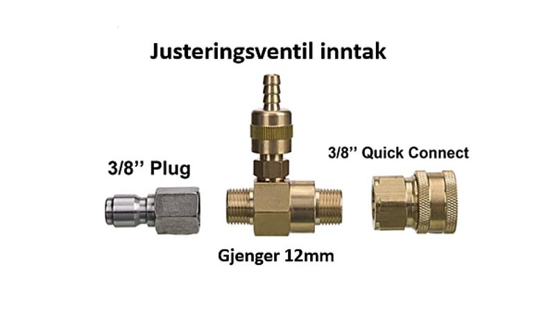 Såpe kjemikalie injektor høytrykksvasker - kit