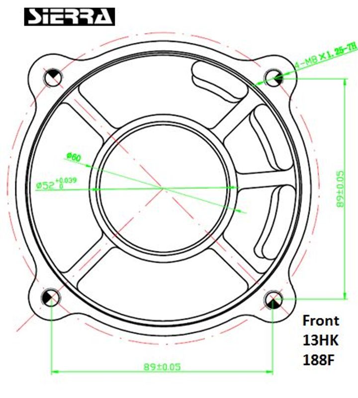 UTSOLGT 13 HK Bensinmotor